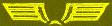 Flügel-Logo, Metall gold